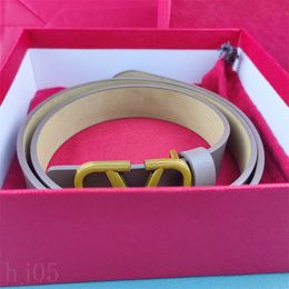 Womens belts multicolor thin belt for man designer business suits trousers accessories cintura gold plated buckle v narrow leather belt men wide 2.5cm PJ016 C23