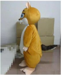 2023 Discount factory sale a squirrel mascot costume with blue eyes for adult to wear