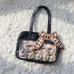 Evening Bags Japanese Style Itabag Women PU Handbags Transparent Shoulder JK Messenger Bag Crossbody Fashion Girl Gift