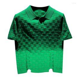 Men's T Shirts Rt0504 Fashion Tops & Tees 2023 Runway Luxury European Design Print Party Style T-Shirts Clothing