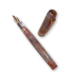 Pens Kaigelu 316a Fountain Pen Saffron Acrylic Celluloid Iridium Ef F M Nib Classic Pen Beautiful Marble Patterns Business Ink Pen