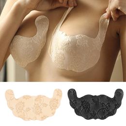 Breast Pad Women Self Adhesive Bra Strapless Invisible Lift Tape Lace Stick Gel U Shape Pads Plus Size Push Up Stickers bxt02 230628