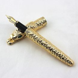 Pens Jinhao Snow Leopard Grey Fountain Pen Converter Pen Medium Nib Stationery Office school supplies