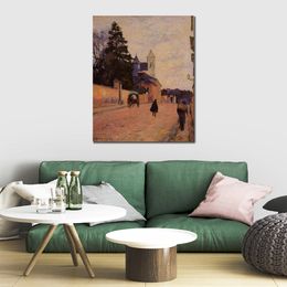 Rue Jouvenet Rouen Ii Paul Gauguin Paintings Reproduction Hand Painted Canvas Art Landscape Artwork for Wall Decor