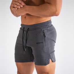 Mens Shorts Zip pocket men shorts Fitness Gyms Summer Running Short Pants Male Jogger Workout Beach Brand sports 230629