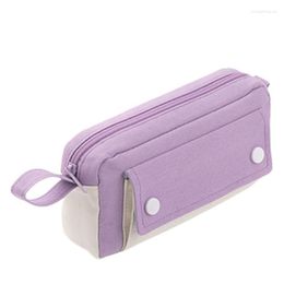 High Capacity Pencil Case Pouch Organizer Bag Pen With Zipper Multifunctional For Stationery Phones