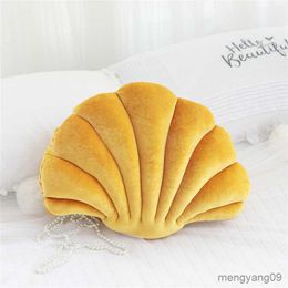 Cushion/Decorative Soft Shell Shape Throw Cushion Friendly Beautiful Plush Large for Living Room Office Bedroom Home Decor R230629