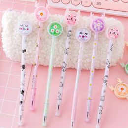 Pens 20Pcs Multifunctional Special Beautiful Pens Mosquito Away Sequin Bunny Kawaii Cute Gel Pen Funny School Kids Girl Stationery