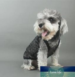 Klassische Hundebekleidung, schwarze Mash-Cool-Hundeweste, komplett mit klassischen Buchstaben, modische Welpenwesten, Sommer-Outdoor-Bichon-Schneider-Bekleidung
