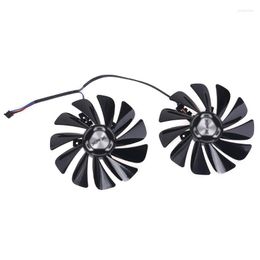 Computer Coolings 2pcs/set 95mm FDC10U12S9-C RX5700 XT GPU Fan For XFX RX 5600 5700 RAW II Graphics Card Cooling