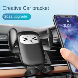 Gravity Car Phone Holder Air Vent Clip Cartoon Mount Mobile Cell Stand Support For iPhone 13 12 Pro Max Xiaomi Samsung