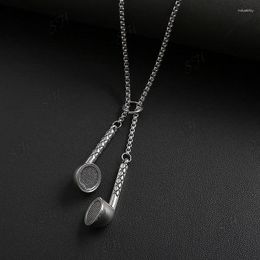 Chains Creative Punk Earphone Necklace Chain Hip Hop Goth Style Women Men Pendant Jewelry Accessory