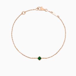 Charm-Armbänder 1 Mini Notif van Clover Armbänder vierblättriges Armband Luxusschmuck 18K Gold Armreif für Damen Herren Silberkette eleganter Schmuck G P3FH