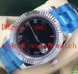 Real Photo Black Blue White Dial 126334 Asia 2813 Movement Mechanical Automatic Mens Watches Date 41mm Men's Wristwatches