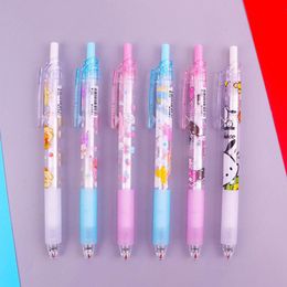 Pens 30 pcs/lot Creative Dog Press Gel Pen Cute 0.5 mm black ink Signature Pens Office School Supplies Stationery gift