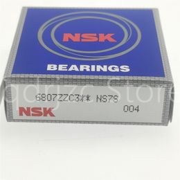 NSK Deep groove ball bearing 6807ZZC3 6807Z = 61807-2Z/C3 35mm X 47mm X 7mm