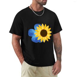 Men's Tank Tops Forget Me Not And Sunflower T-Shirt Anime Clothes Edition T Shirt Custom Shirts Design Your Own Mens Funny