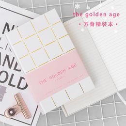 Golden Age Series Student Notebook A5 Thicken Creative Notepad Chequered Horizontal Line Blank 1PCS