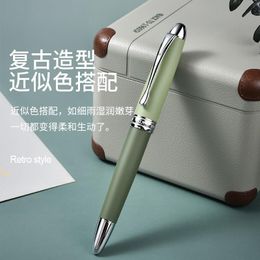 Pens LT Hongdian Morandi Fountain Pen Student Art Retro Men Highend Writing Pen 5019 Nordic Style For Gift