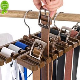 Tie Belt Rack Large Capacity Slots Hanger Wardrobe Closet Belts Scarf Tie Hanging Organizer Storage Scarf Hook Clothing Storage