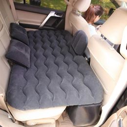 Interior Accessories Car Inflatable Mattress Universal For Rear Back Seat Multi Functional Sofa Pillow Outdoor Camp Cushion Travel Bed