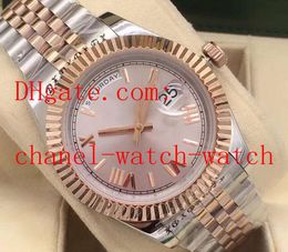 Real Photo High Quality 40mm 18k Everose Gold Mens Sports Watch 228235 Automatic Movement Mens Wrist Watch