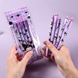 Pens 40 pcs/lot Creative Dog Press Gel Pen Set Cute 0.5mm Black Ink Signature Pens Stationery Gift Office School Supplies wholesale