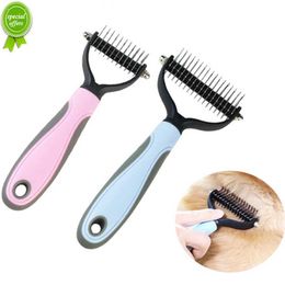 New Dog brush pet dog hair remover cat comb hair and care brush suitable for long hair and short hair curly dog pet supplies