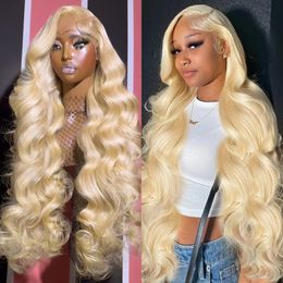 Lace Wigs glueless preplucked human s ready to go 40 inch Honey 613 Blonde Lace Frontal HD 13x4 Body Wave 13x6 Front For Women 230629