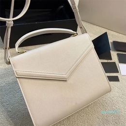 crossbody Briefcase women Bag Messenger shoulder Bags plain Handbags Purses five Colours Golden Hardware 25cm