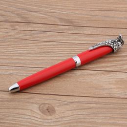 Pens ChouXiongLuWei metal eagle statue gift red silver office calligraphy Fountain Pen
