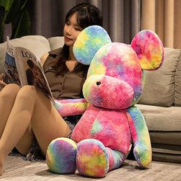 Cushion/Decorative 60CM Bearbricks Big Size Lovely Violence Bear Doll Plush Toy Giant Brickbear Bear Stuffed Child Cute Gift