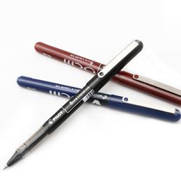 Pens 6pcs Pilot V Ball BLVB5 6pcs/lot Pure Liquid Ink Gel Pen Black/Blue Super Smooth Writing Supplies