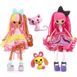 Bambole Bulk Girls Doll Crazy Hair Fashion Figura con Pet Toy 2PCS Set 25cm Kids GiftsNo Box 230629