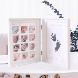 Keepsakes born Baby Hand and Foot Ink Pad Print 100 Days Full Moon Growth Commemorative Stage P Foldable Gadgets 230628