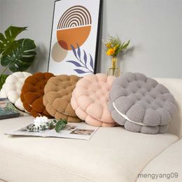 Cushion/Decorative Office Chair Floor Cushion Creative Simulation Lamb Cushions Sofa Throw Waist Sedentary Bedside R230629