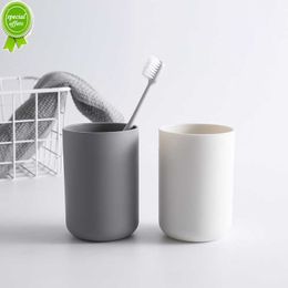 New Japanese Mouthwash Cup Bathroom Toothbrush Cup Simple and Plain Couple Mouthwash Cup Plastic Washing Cups Travel Bathroom