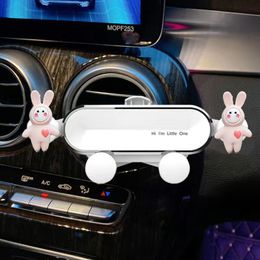 Car Cellphone Holder Phone Holder Auto Creative Cartoon Bracket Air Outlet GPS Stand Support Car Accessories Interior Universal