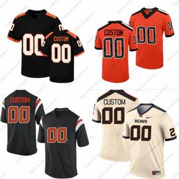 Custom NCAA Oregon State Beavers College Football Jerseys Chiles Gulbranson Montiel Throckmorton Uiagalelei Fenwick Gryphon Haines Martinez Navarrete Newell