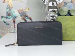 2023 NEW WOMen Long Woman zipper Wallet Black Wallets Women zipper Purses Card Holders 547591