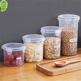 Large-Capacity Kitchen Storage Box Moisture-Proof Scale Storage Food Sealed Jars Keep Food Fresh Storage Home Transparent Jars