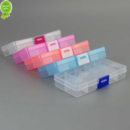 10 Grids Detachable Storage Box Can Be Assembled Plastic Jewelry Case Finishing Box Eco-friendly Bead Storage Box Home Container