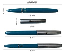 Pens Original Yong Sheng 601 0.5mm Fine 12k gold Nib Classic antique Vacumatic Fountain Pen Metal+ABS Body Silver Cap