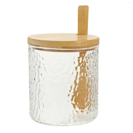 Dinnerware Sets Hammer Spice Jar Glass Seasoning Storage Pot Jars Lid Container Condiment Kitchen Canister Set
