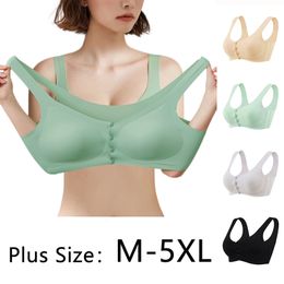 Maternity Intimates Plus Size Breastfeeding Bras Nursing Bra Feeding Underwear Clothes For Pregnant Women Seamless Ice Silk 230628