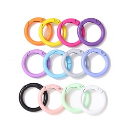 New Fashion Colourful Painting Round Hook Clasp DIY Jewellery Making for Gift