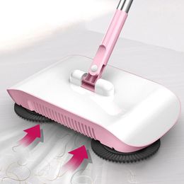 Hand Push Sweepers Combination of broom and mop Hand push type scoop Household broom and dustpan set Floor magic broom home cleaning Tools Sweeper 230628