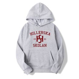 Women s Jackets Young Hillerska Skolan Hoodie Unisex Hooded Sweatshirt Graphic Hoodies Long Sleeve Pullover Tv Show Casual Sportswear 230628