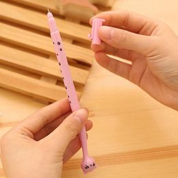 Pens 60pcs/lot Cute cartoon cat gel pen kawaii stationery pens canetas material escolar office school supplies