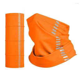 Bandanas Face Gaiter Neck Cover Windproof Reflective Elastic UV Protection Cooling Breathable Cycling Running Hiking Camping